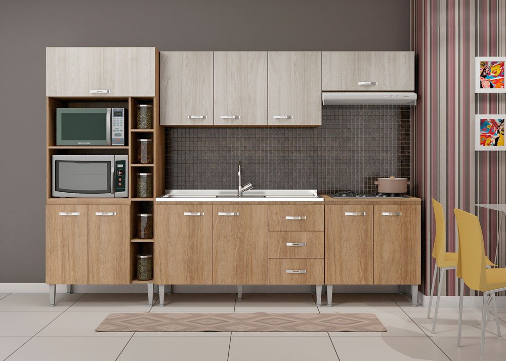 Cozinha Compacta Fellicci Master, 11 Portas, 3 Gavetas 01 Colombo # Cozinha Compacta Florata Fellicci Cozinha Compacta Fellicci Master, 11 Portas, 3 Gavetas 01 Colombo # Cozinha Compacta Florata Fellicci