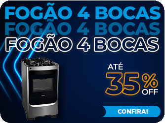 1- Fogões e Cooktops 4 Bocas 