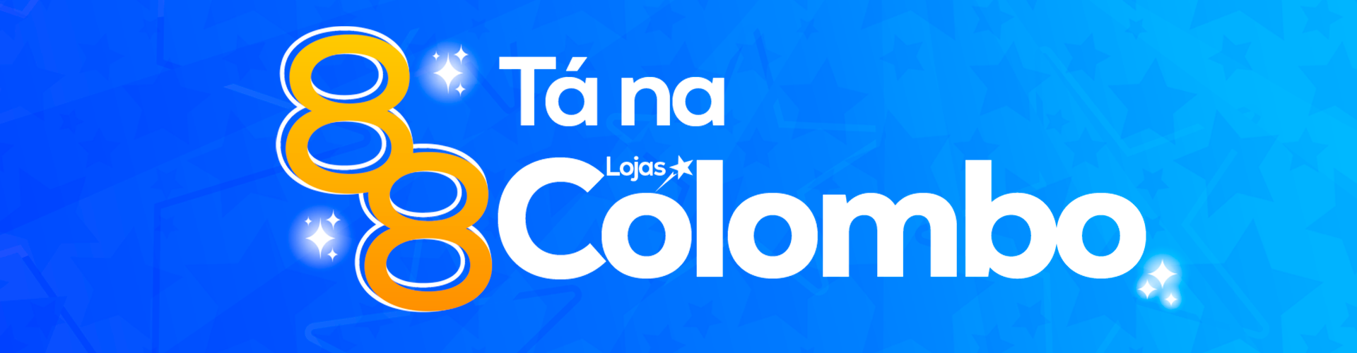 Banner promocional 08.08 A Melhor Liquidação Lojas Colombo