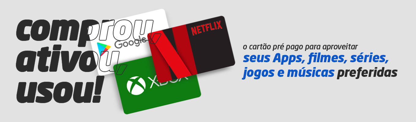 Gift Card Assinatura Netflix R$35 - Envio Digital - Gift Card Online