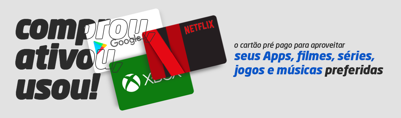 Cartão Google Play, $50 Reais, Pré-pago : : Games e