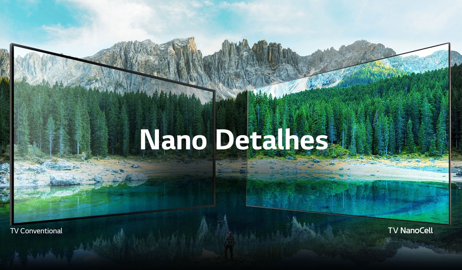 Nano Detalhes - Cores precisas mesmo em um amplo &acirc;ngulo de vis&atilde;o