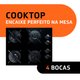 Cooktop 4 Bocas Brastemp, Acendimento Automático - BDD61AE