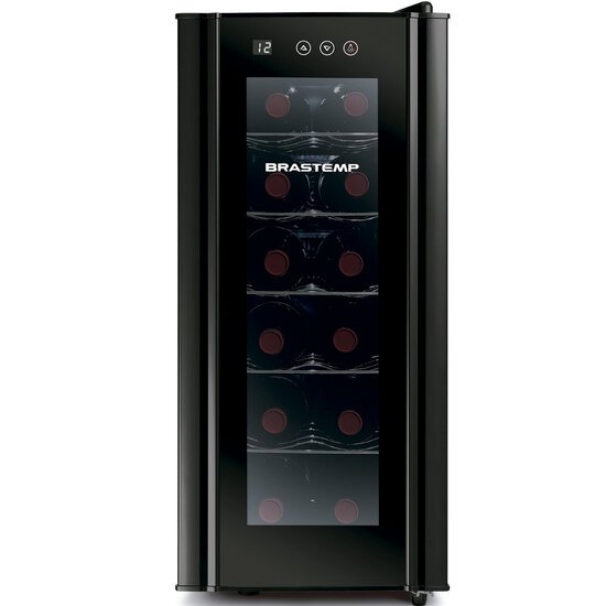 Adega Brastemp Preto - 12 Garrafas - 110v - Bzc12beana