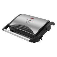 Grill Sanduicheira Britânia Press Inox, Revestimento Antiaderente, com Alça
