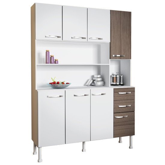 Cozinha Compacta Decibal com 8 Portas 2 Gavetas LC65 Colombo # Cozinha Compacta Civardi Cozinha Compacta Decibal com 8 Portas 2 Gavetas LC65 Colombo # Cozinha Compacta Civardi