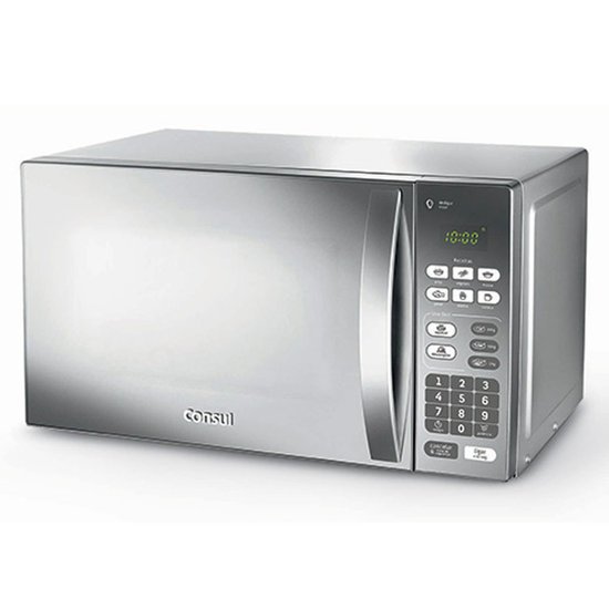 Micro-ondas Consul 20 Litros cor Inox Espelhado com Função Descongelar - CM020BF