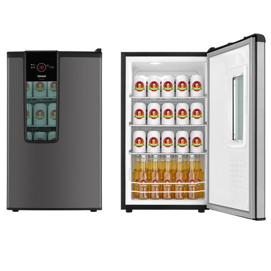 Cervejeira Consul Titanium, 82L, Frost Free com Display na porta - CZD12AT