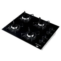 Cooktop Brastemp Ative Chama Rápida 4 Bocas Vidro Pt BDD61AE