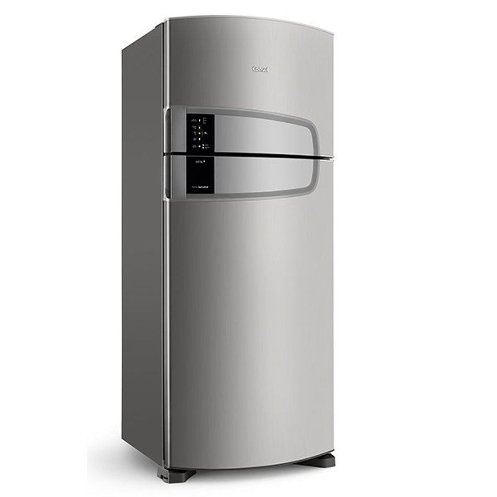 Geladeira Consul Frost Free Duplex 405 litros cor Inox com Filtro Bem Estar