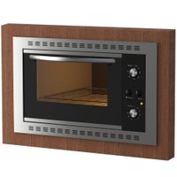 Forno Elétrico De Embutir Fogatti F450 Black Preto 45 Litros