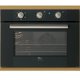 Forno Elétrico de Embutir Fischer Infinity Vidro Preto 50 Litros