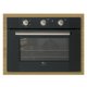 Forno Elétrico de Embutir Fischer Infinity Vidro Preto 50 Litros