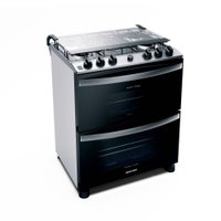 Fogão de Piso 5 Bocas Branco Duplo Forno Brastemp BFD5NCBNNA