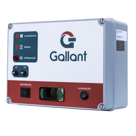 Câmara Fria Gallant 01R-DCP 2x1 Painéis Resfriado Standard com Piso Pain c/ Cond Danf+Evap