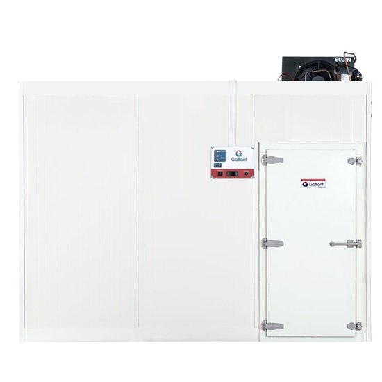 Câmara Fria Gallant 4C-ECP 3x3 Painéis Congelado Standard com Piso Pain com Cond Elgin