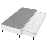 Box com Auxiliar Solteiro Espuma D28 Americanflex 100x200x37cm