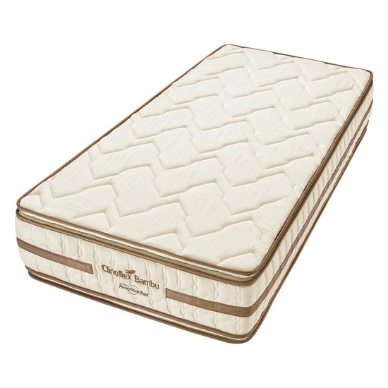 Colchão Solteiro Espuma D45 Americanflex Clinoflex Bambu 100x200x24cm