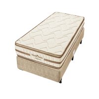 Conjunto Box Solteiro Espuma D33 Americanflex Clinoflex Bambu 100x200x61cm