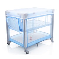 Berço Portátil Safety Mini Play Desmontável 15kg, Pop Blue - IMP91284