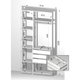 Nicho Aberto Be Mobiliario Easy - Branco TX com Grafite