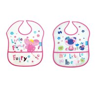 Kit Babadores Impermeáveis Ursinho e Fadinha 2 un. - Clingo