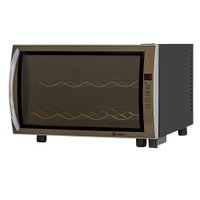 Adega Horizontal Gallant Milano 25L, 08 Garrafas, com Painel Touch, Preto - GAD08P1ZB-PT