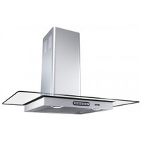Coifa Parede Vidro Reto Slim Inox 4 à 6 Bocas 75cm - Fogatti