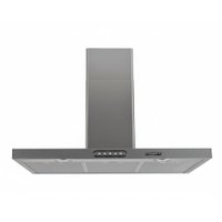 Coifa Parede Retangular Slim Inox 4 à 6 Bocas 90cm - Fogatti