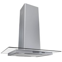 Coifa Ilha Vidro Reto Inox 75cm - Fogatti