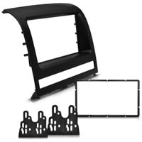 Moldura Painel 2 Din Fiat Palio Strada Adventure Idea Siena Preta