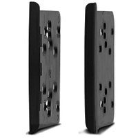 Moldura Painel 2 Din Ford Ka Ranger F250 Focus Escort Preto