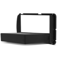 Moldura Painel 2 Din Toyota Etios Preta com Gaveta