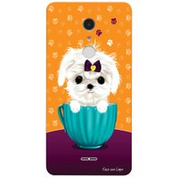 Capa Personalizada para Alcatel A3 XL Cachorro no Pote - DE03