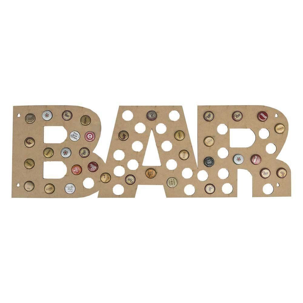 Quadro Decorativo Porta Tampinhas Mdf Cru 20x60 Bar D Rossi Colombo Porta retrato em mdf, display mdf acrilico. quadro decorativo porta tampinhas mdf cru 20x60 bar d rossi