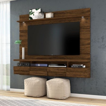 Painel Bancada Suspensa Para TV até 60 Pol. Lana 1.8 - Madetec