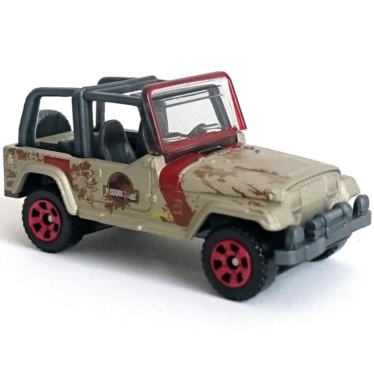 Jurassic World Matchbox '93 Jeep Wrangler Mattel Colombo