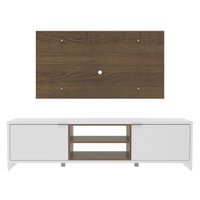 Conjunto Sala de Estar Madesa Rack Metz e Painel