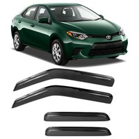 Calha de Chuva Acrilica Adesiva Toyota Corolla Sedan 2015 a 2017 4 Portas