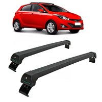 Rack Travessa Hyundai HB20 Hatch, Sedan 2013 em diante Preto