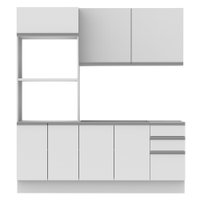 Cozinha Compacta Madesa 100% MDF Acordes Glamy 8 Portas