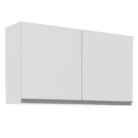 Armário de Cozinha Aéreo 120 cm 2 Portas Branco Glamy Madesa