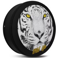 Capa para Estepe Tigre Wild Life Ecosport CrossFox Air Cross Spin Activ Com Cadeado
