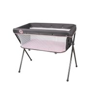 Berço Co-Leito Portátil Bari Rosa - Galzerano
