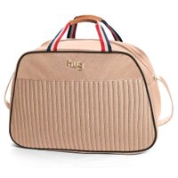 Mala Maternidade com Alça Fixa Náutica XG Nude - Hug Baby