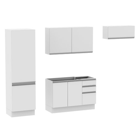 Cozinha Compacta Madesa 100 Mdf Acordes Glamy Com Armario E Balcao Colombo