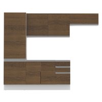 Cozinha Compacta Madesa 100% MDF Acordes Glamy Com Armário e Balcão