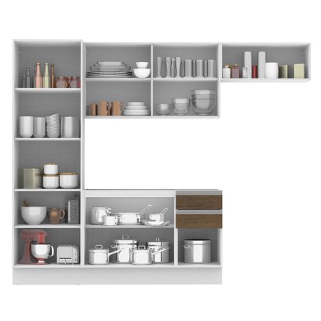 Cozinha Compacta Madesa 100 Mdf Acordes Glamy Com Armario E Balcao Colombo