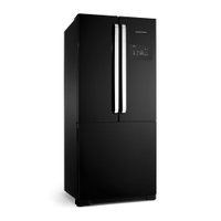 Refrigerador Brastemp Side By Side Inverse Black 540 Litros BRO80AEANA