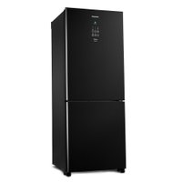 Geladeira Panasonic Inverter Black Glass Frost Free 425 Litros